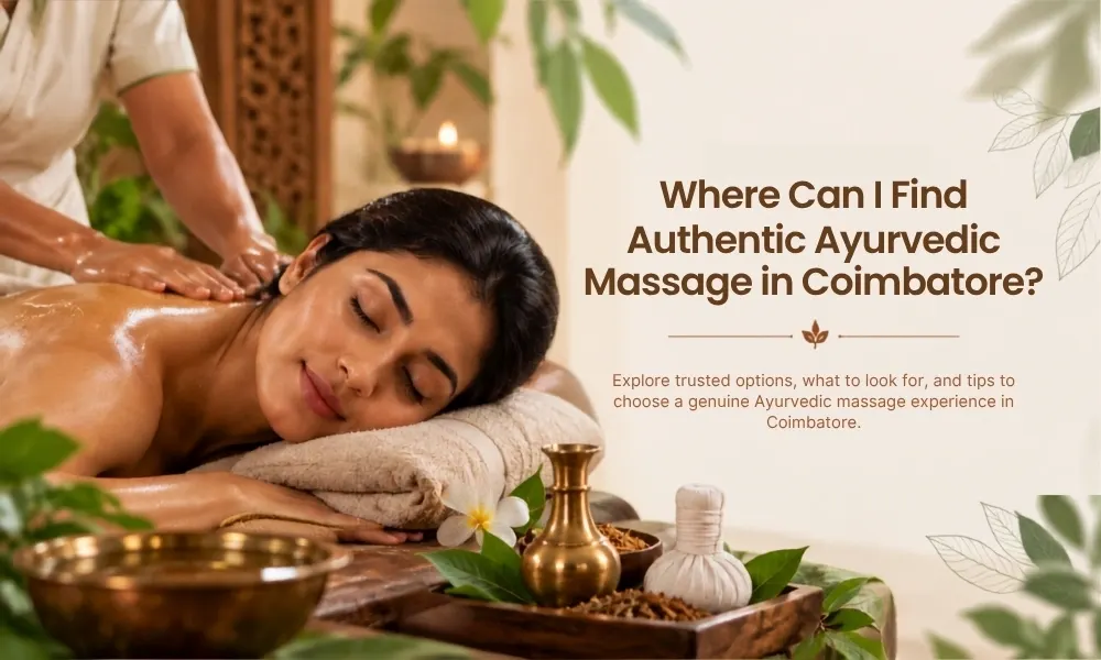 Authentic Ayurvedic massage in Coimbatore at Svastha Spa and Wellness Studio