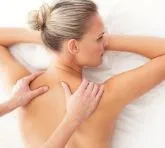 Relaxing back massage at a premium spa in Coimbatore.